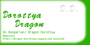 dorottya dragon business card